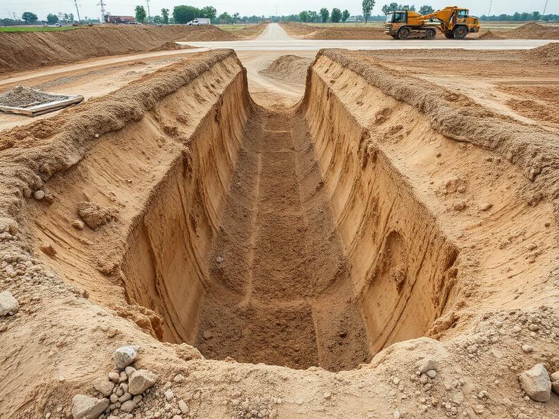 Устройство дорожного корыта